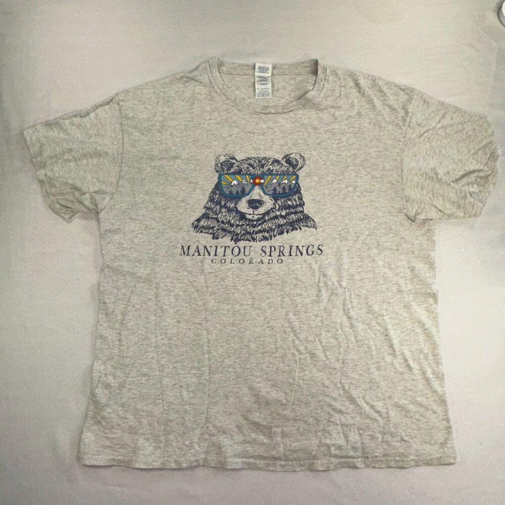 Delta Manitou Springs Colorado Tourist Shirt Size XL Unisex Vacation Mountains - Picture 4 of 6